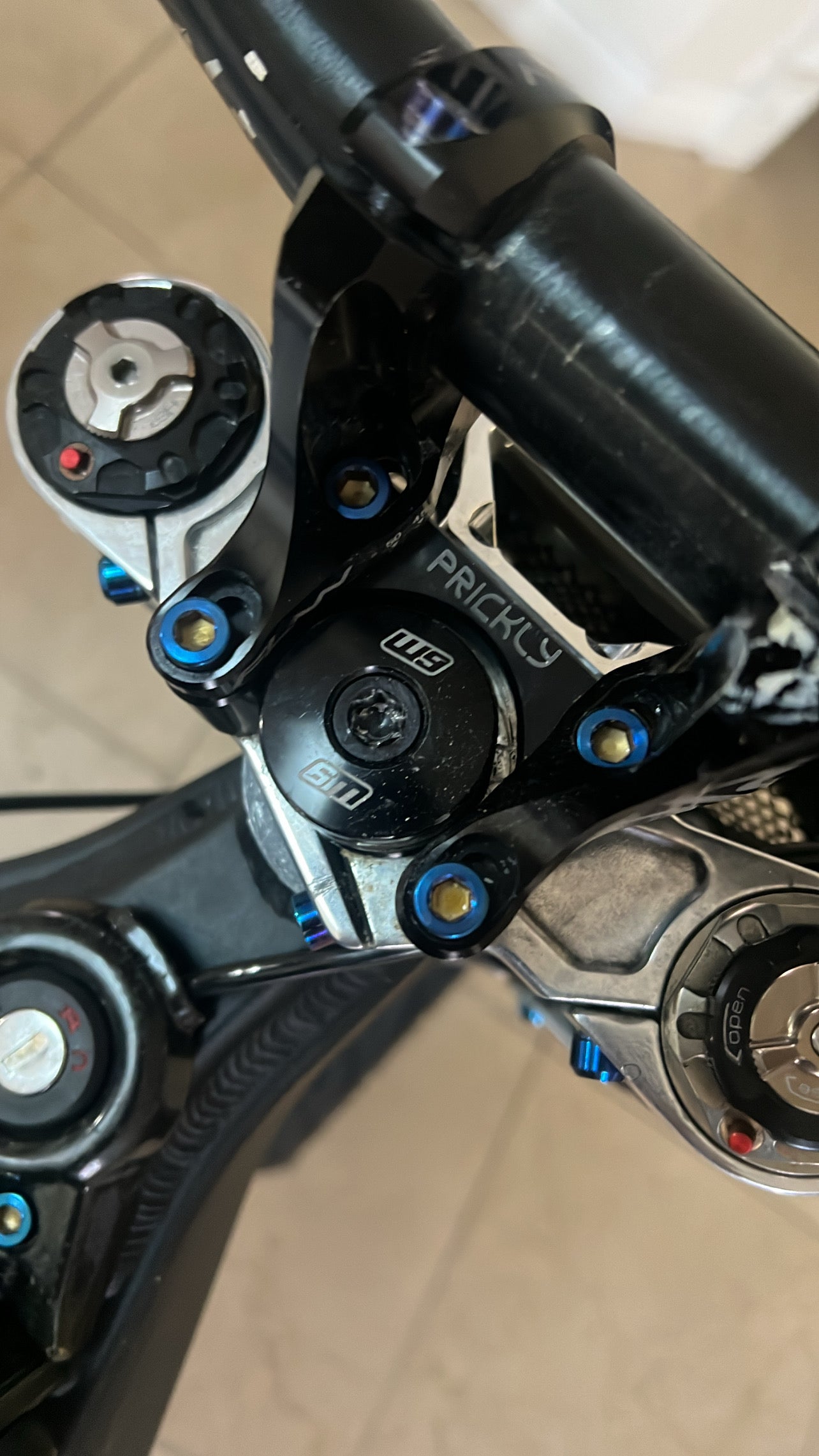 Titanium Direct Mount Bolts For Prickly Riser